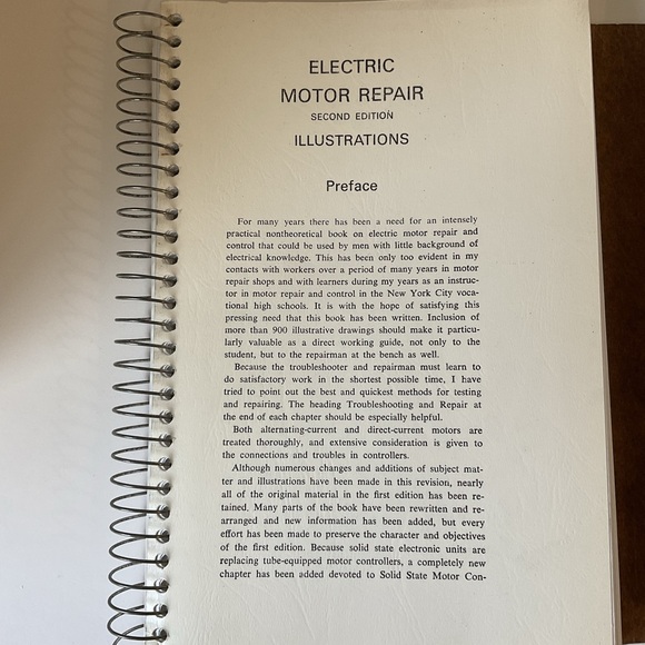 ๐ Electric Motor Repair, Second Edition by Robert Rosenberg, Spiral Bound, 1970 - Picture 9 of 17